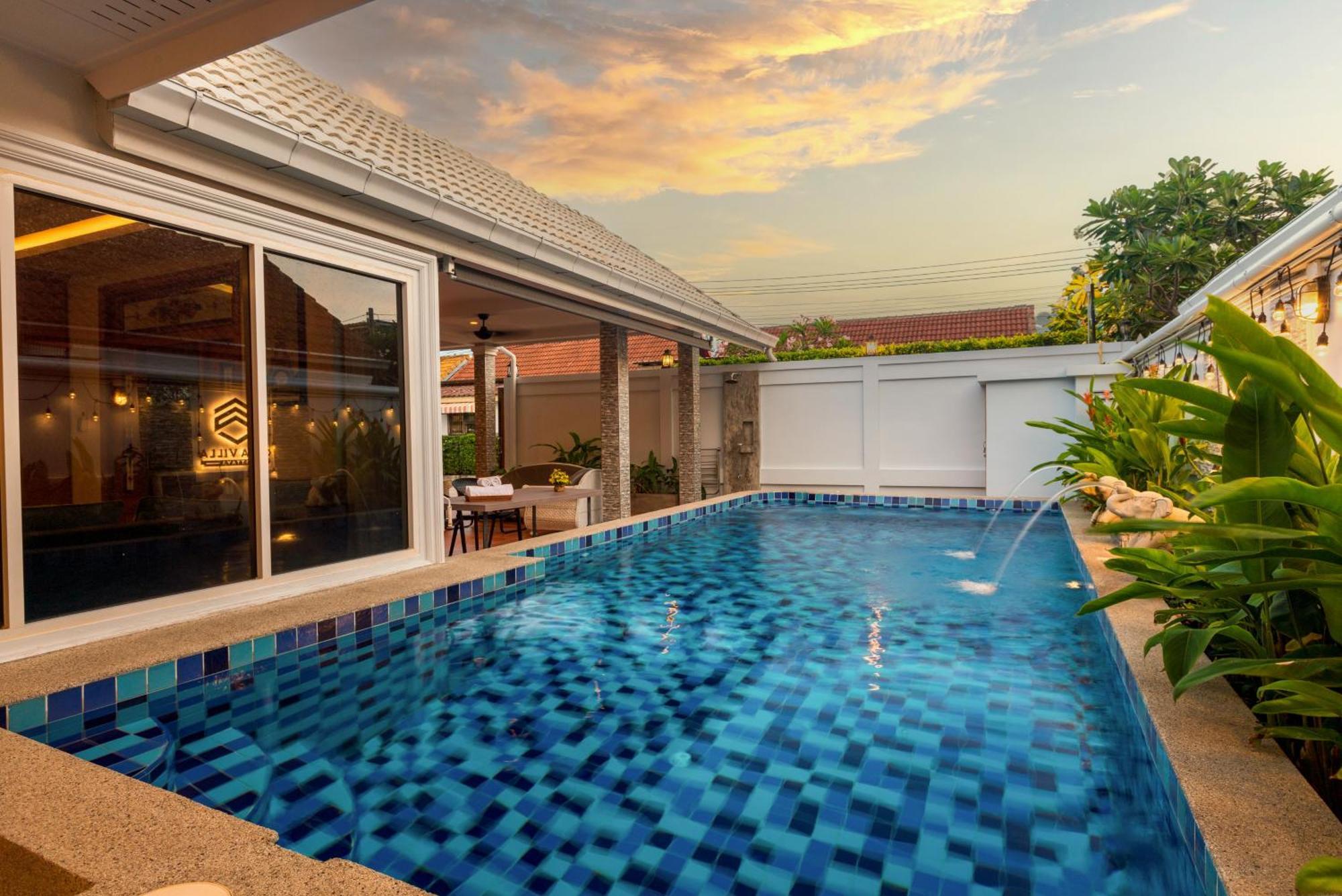 Pattaya Private Villa - Pool,Sauna,Snooker,Bbq Exterior foto