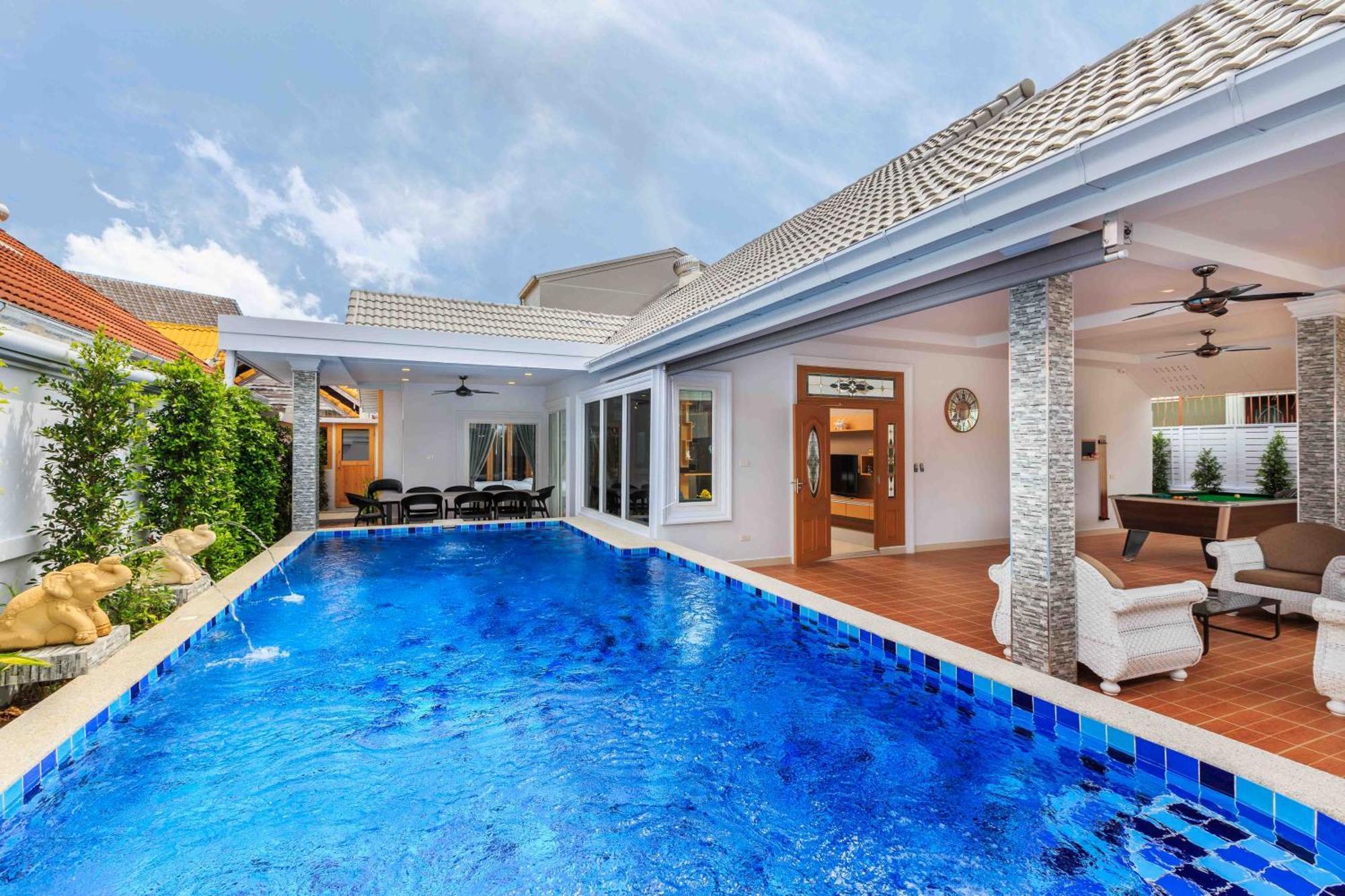Pattaya Private Villa - Pool,Sauna,Snooker,Bbq Exterior foto