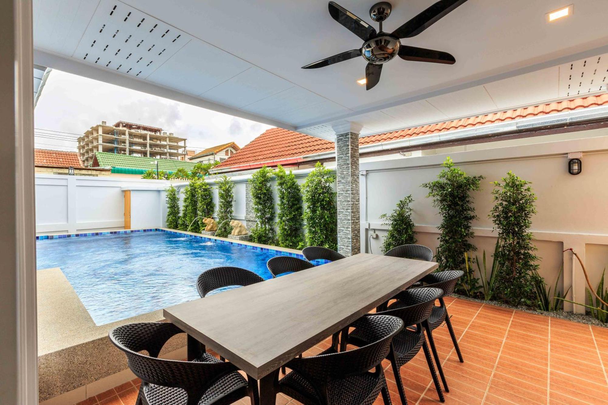 Pattaya Private Villa - Pool,Sauna,Snooker,Bbq Exterior foto